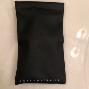 Quay Australia blue light clear glasses.